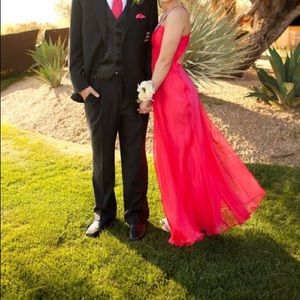 Prom dress. Red. Worn once. Size 4.